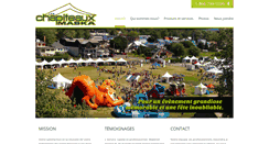 Desktop Screenshot of chapiteauxmaska.com