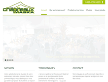 Tablet Screenshot of chapiteauxmaska.com